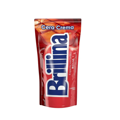[24012F] Cera Crema Rojo D/P BRILLINA 340cc
