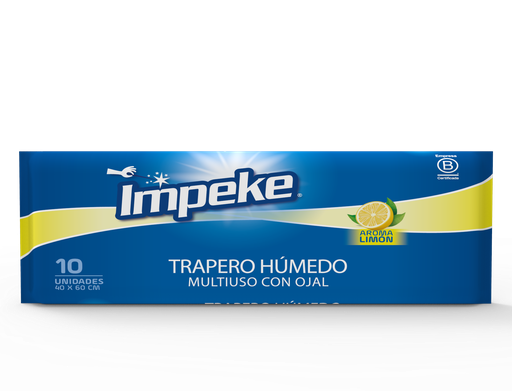 [15282F] Trapero Humedo Piso Limón IMPEKE 1x10un