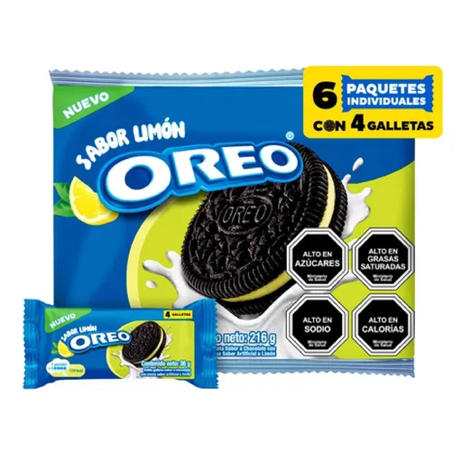 [80101F] Oreo SixPack Limon 6x36g