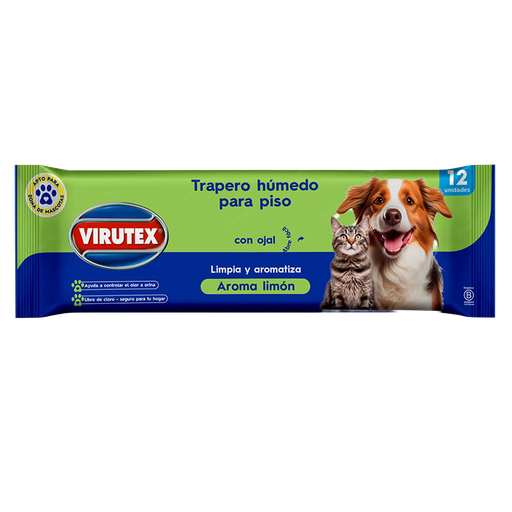 [16592] Trapero Humedo Pets Virutex 12x12u
