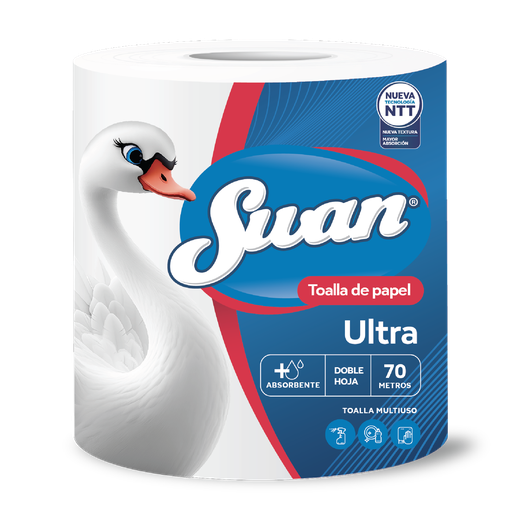 [10211] Papel Toalla Ultra DH SWAN 8x1x70mts