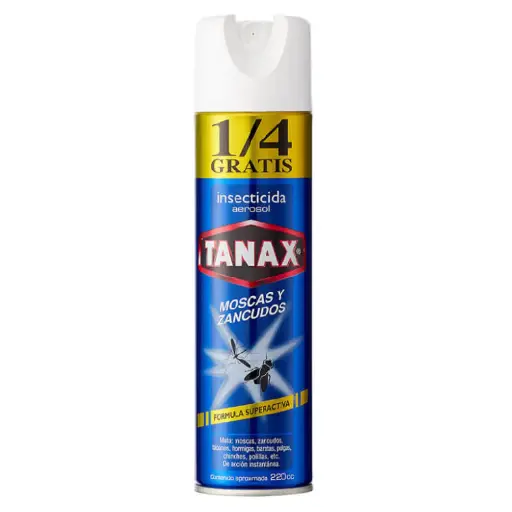 [85021] Insecticida Mosacas Zancudos sin olor TANAX 12x220ml