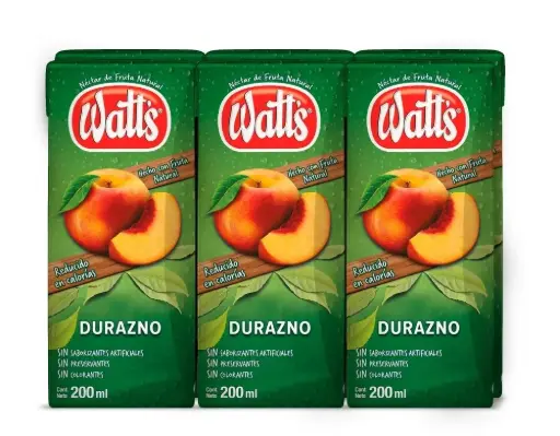 [84092] Jugo Durazno WATTS 5x6x200ml