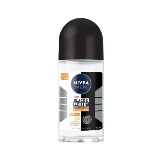 [105022] Desodorante RollOn men Black&White NIVEA 12x50ml