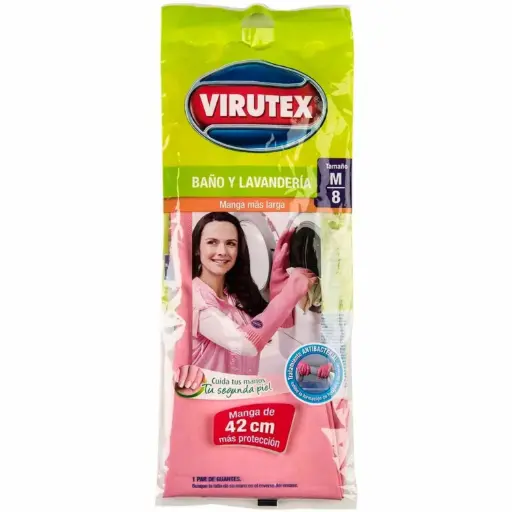 [16682] Guante Baño y Lavanderia VIRUTEX 3x1un