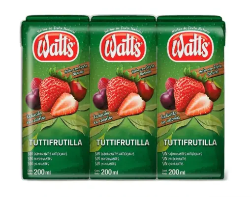 [84132] Jugo Tutifrutilla WATTS 5x6x200ml