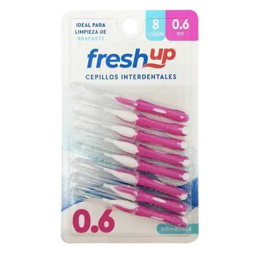 [45172] Cepillo Interdental 0.6mm FreshUp 12x8un