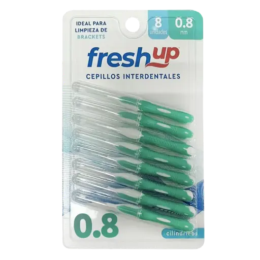 [45182] Cepillo Interdental 0.8mm FreshUp 12x8un