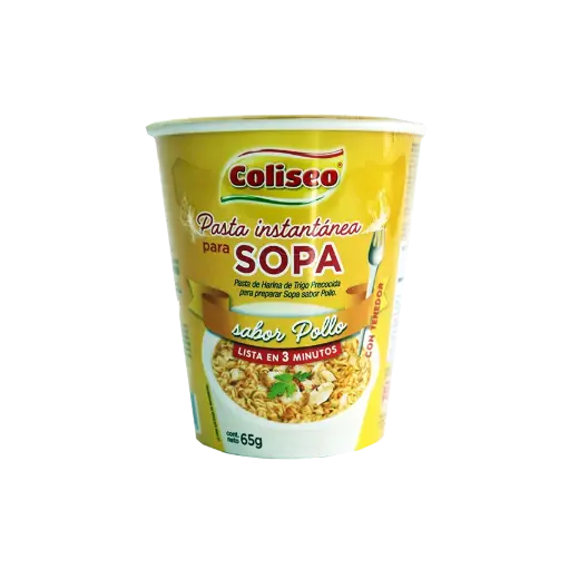 [122062] Sopa Instantanea de Pollo COLISEO 12x65gr