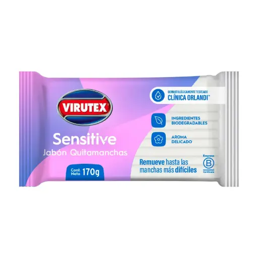 [16742] Jabon Quitamanchas Virutex 24x170gr