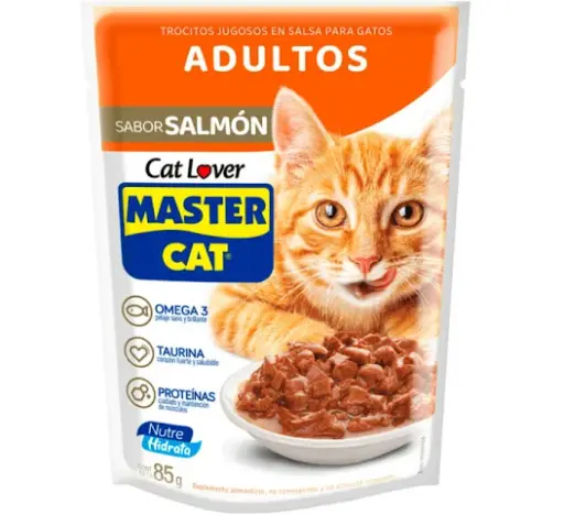 [138012] Alimento Húmedo Salmon Adulto Master Cat 20x85gr